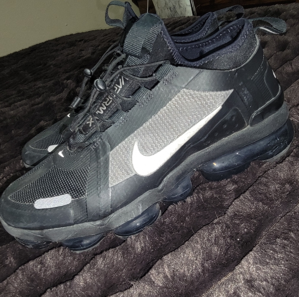 Nike Black and Gray Air VaporMax Sneakers
